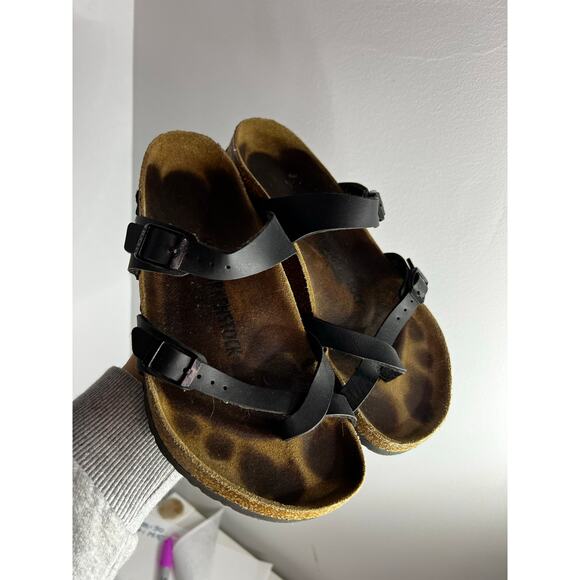 Birkenstock Mayari Birko-Flor - Black Sandals Size 40 - Picture 1 of 8